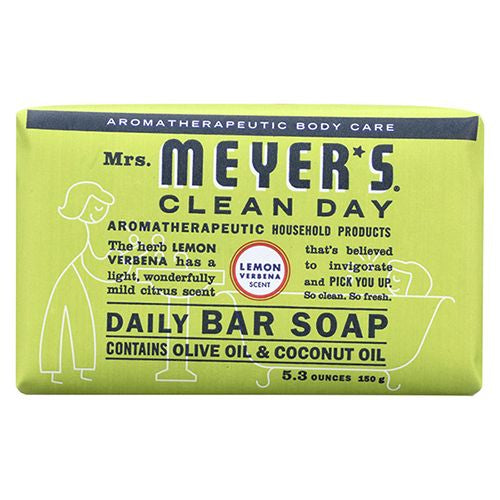 Mrs. Meyer s Clean Day Daily Bar Soap  Lemon Verbena  5.3 oz