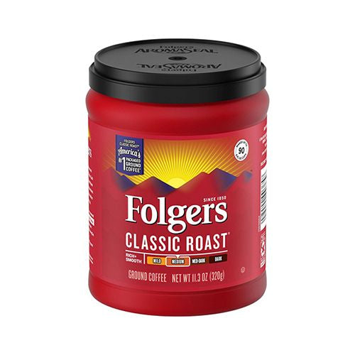 Folgers Classic Medium Roast Ground Coffee - 9.6oz