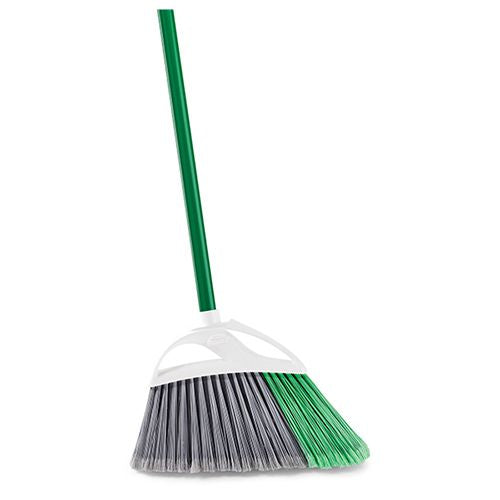 Libman Large Precision Angle Broom with Green Steel handle