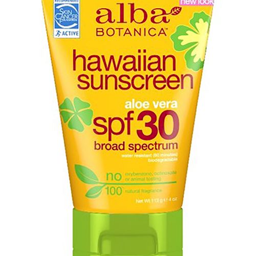 Alba Botanica Hawaiian Sunscreen Lotion SPF 30  Aloe Vera  3 fl oz
