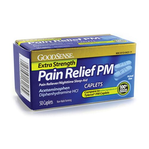 Good Sense Pain Relief Pm Extra Strength 50 Cplts