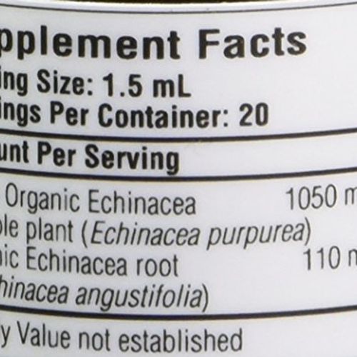 Oregon's Wild Harvest - Organic Alcohol-Free Extract Premium Echinacea Raspberry Flavor - 1 oz.