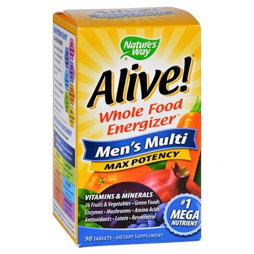 Nature s Way Alive! Max3 Daily Men’s Multivitamin  90 Tablets