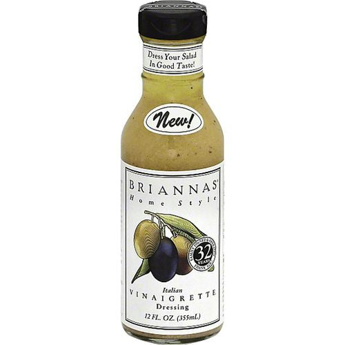 Briannas Organic Apple Cider Vinaigrette, 10 Oz. Bottle