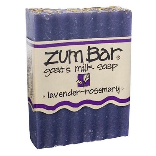 Zum Bar Goat s Milk Soap - Lavender-Rosemary - 3 oz (3 Pack) by Indigo Wild