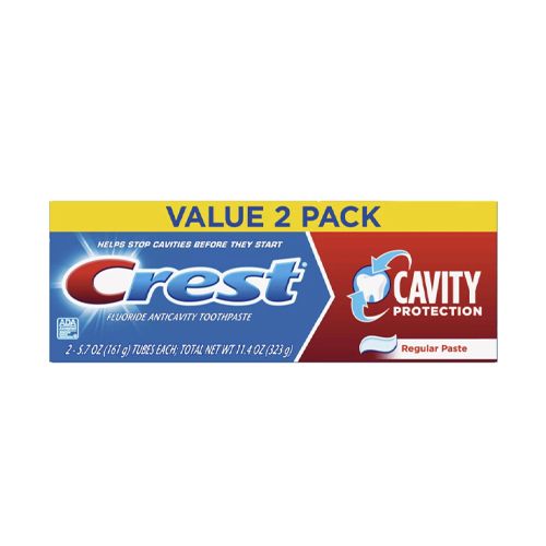 Crest Fluoride Anticavity Toothpaste Cavity Protection Regular Paste