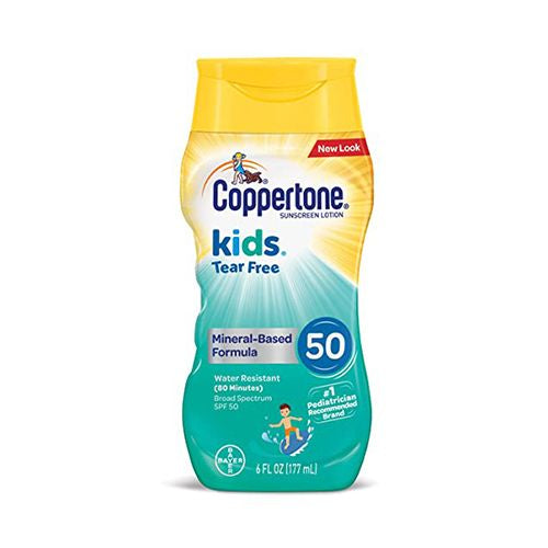 Coppertone Kids Sunscreen SPF 50 Tear-Free Lotion  8 fl oz