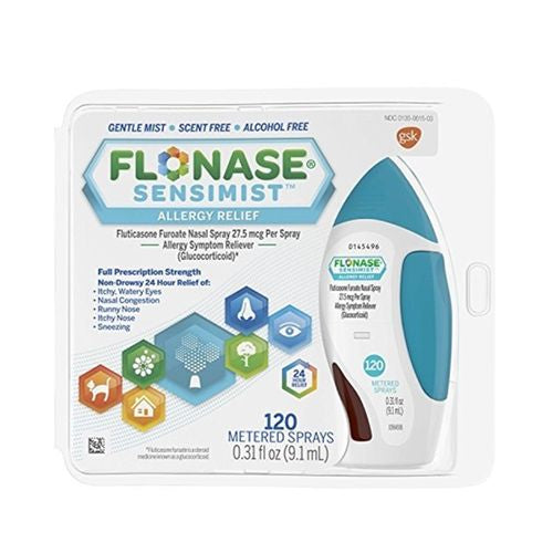 Flonase Sensimist Allergy Relief Spray  Non Drowsy Allergy Medicine  120 Sprays