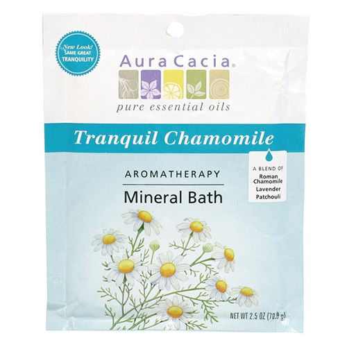 AURA CACIA  BATH MNRL CHAMOMILE TRANQUIL  2.5 OZ