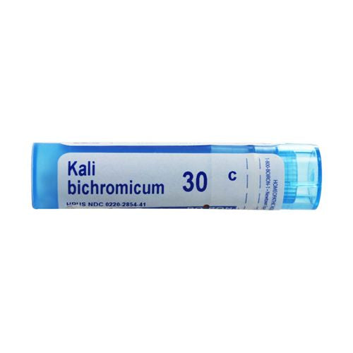 Boiron Kali Bichromicum 30C  Homeopathic Medicine for Colds With Thick Nasal Discharge  80 Pellets