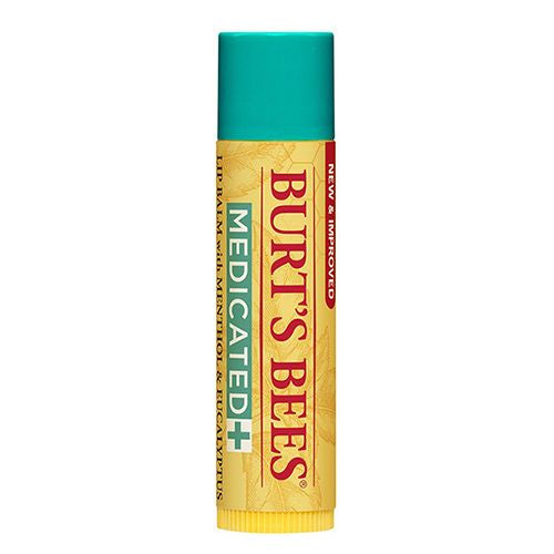 Medicated Moisturizing Lip Balm by Burts Bees for Unisex - 0.15 oz Lip Balm