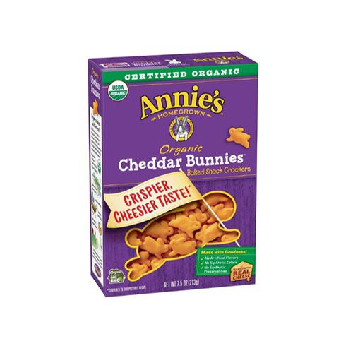 Annie's Organic Cheddar Bunnies Baked Snack Crackers