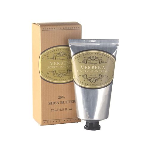 Naturally European Verbena Luxury Hand Cream Boxed 20% Shea Butter 75ml