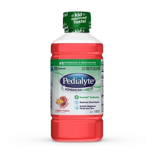 Pedialyte AdvancedCare Electrolyte Solution Cherry Punch Ready-to-Drink 1.1 qt