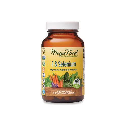 MegaFood - E & Selenium - 60 Tablets