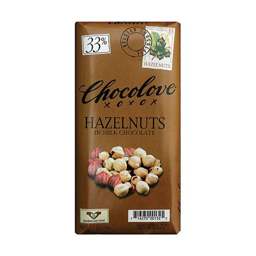 HAZELNUTS IN MILK CHOCOLATE