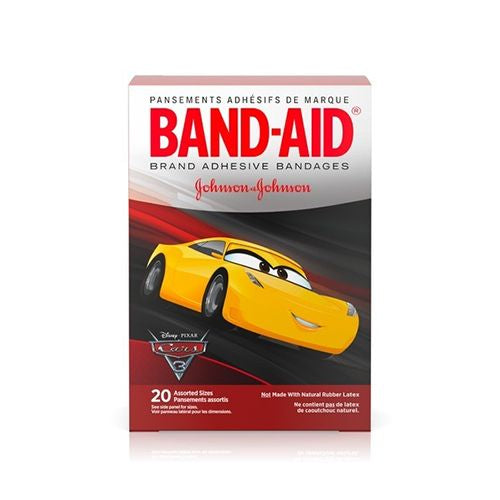 BANDAID CARS ASSORTED 20 Count