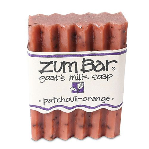 Zum Bar Goat s Milk Soap - Patchouli-Orange - 3 oz (3 Pack)