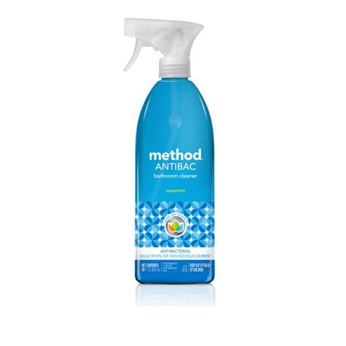 Method Antibacterial Bathroom Cleaner  Spearmint  28 Ounce