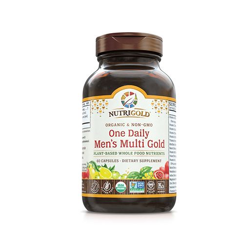 Organic One Daily Men's Multivitamin Supplement, Whole Food One a Day Vitamins and Minerals for Men, 60 Capsules (B077NJWDQS)