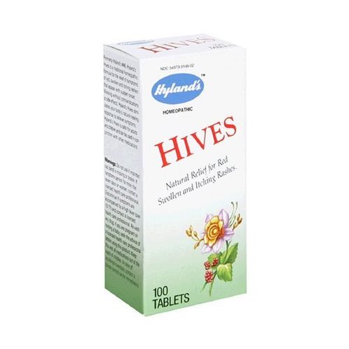 Hyland's Hives Relief Tablets, Natural Relief of Hives, 100 Quick Dissolving Tablets