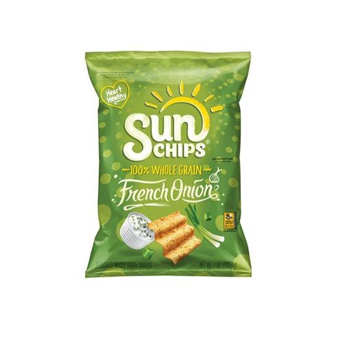 SunChips; French Onion Flavored Whole Grain Snacks  7 oz. Bag