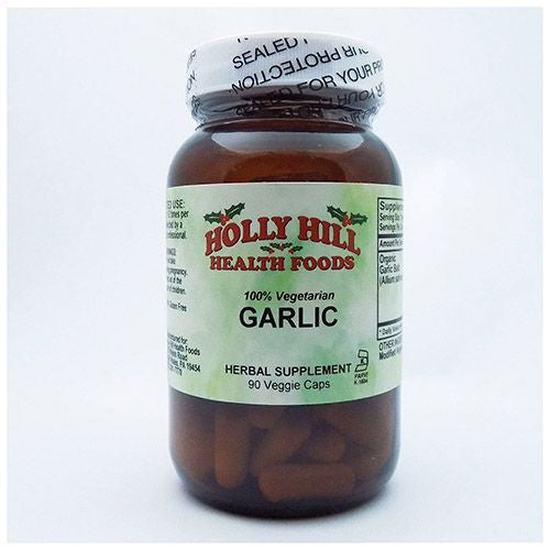 Holly Hill Health Foods  100% Vegetarian Garlic  90 Vegetarian Capsules