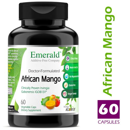 Emerald Labs African Mango (Irvingia Gabonensis) - Supports Weight Loss  Supports Blood Glucose Health - 60 Vegetable Capsules