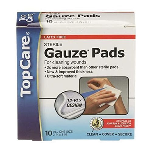 Sterile Gauze Pads, all one size, 3 IN x 3 IN