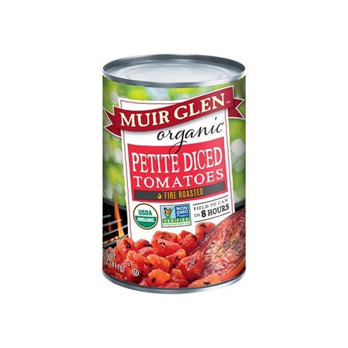 Muir Glen Organic Fire Roasted Petite Diced Tomatoes
