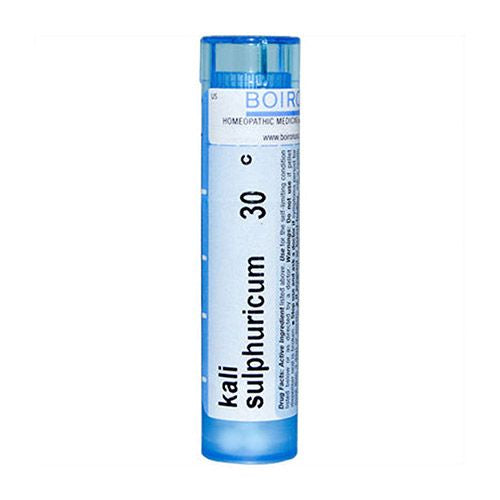 Boiron Kali Sulphuricum 30C  Homeopathic Medicine for Colds With Yellow Nasal Discharge  80 Pellets