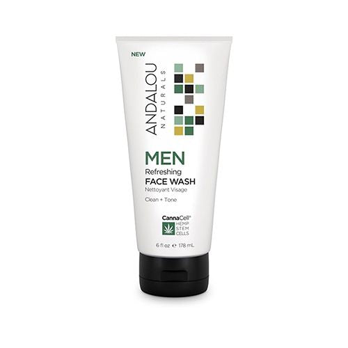 Andalou Naturals, Wash Face Men Refreshing - 6floz