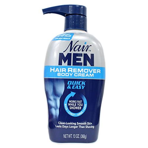 Nair Men Hair Remover Body Cream  Body Hair Remover for Men  13 Oz Bottle