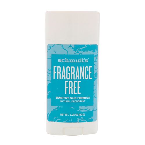 Schmidt s Sensitive Skin Formula Deodorant Stick  Fragrance-Free  3.25 Oz