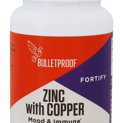 Zinc with Copper  15mg Zinc  2mg Copper  60 Capsules  Bulletproof Keto Essential Minerals and Antioxidants to Support A Healthy Immune System  Mood  Heart  Hormone Balance