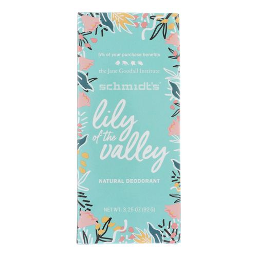 Schmidts 2374395 3.25 oz Lily of The Valley Original Deodorant