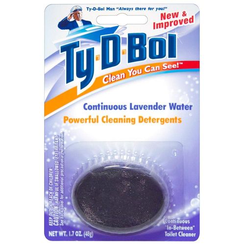 Ty-D-Bol Toilet Cleaner Lavender Toilet Bowl Cleaner Tablet 1.7 Oz