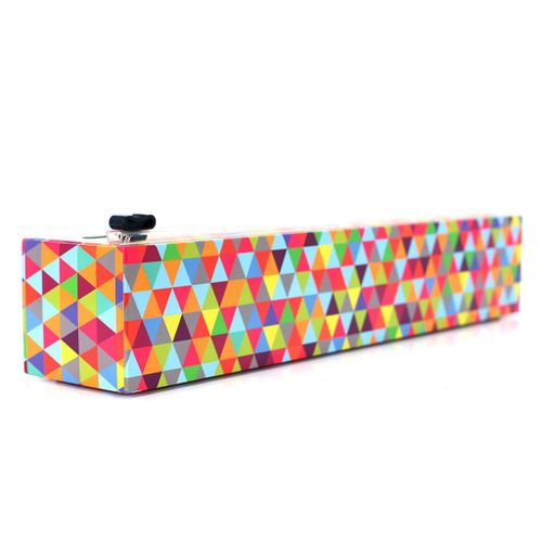 ChicWrap Marble Refillable Plastic Wrap Dispenser with 250  of Professional BPA Free Plastic Wrap - Reusable Dispenser with Slide Cutter