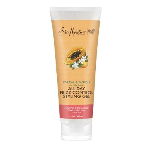 All Day Frizz Control Styling Gel  Papaya & Neroli with Elderflower  8 fl oz (237 ml)  SheaMoisture