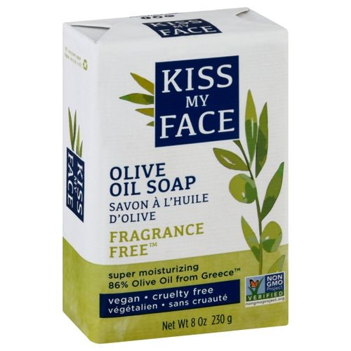 Kiss My Face Olive Oil Soap  Fragrance Free  8 oz (230 g)