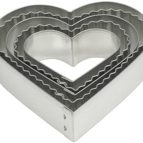 COOKIE CUTTERS HEART SET