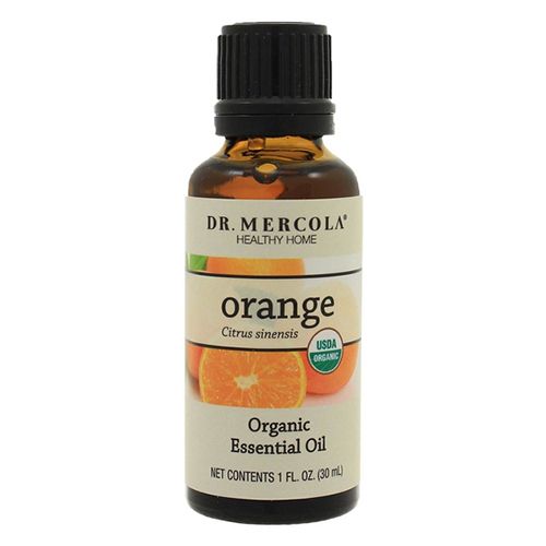 Dr. Mercola Premium Supplements - Organic Essential Oil Orange - 1 oz.