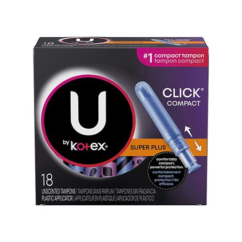 U BY KOTEX SUPER PREMIUM CLICK TAMPONS SUPER PLUS ABSORBENCY