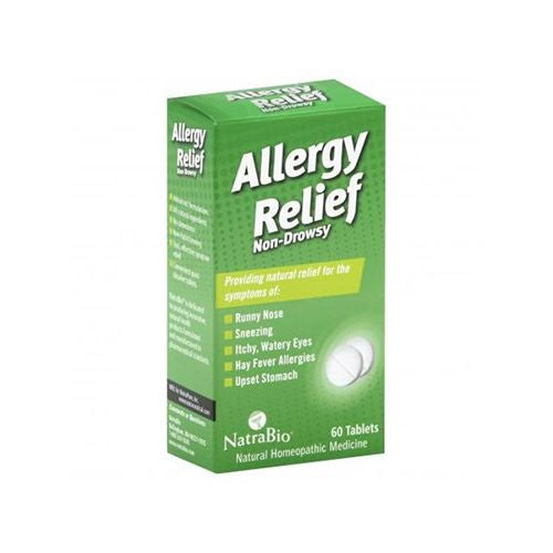 NatraBio Allergy Relief Non-Drowsy Tablets, 60 Ct