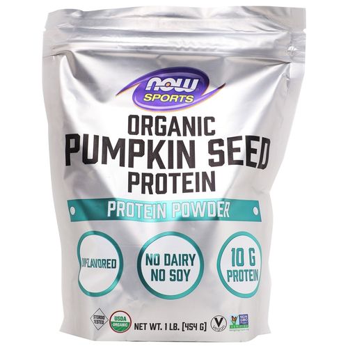 NOW Foods - NOW Sports Organic Pumpkin Seed Protein Powder - 1 lb.