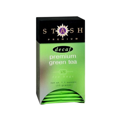 Stash Tea Decaf Premium Green Tea, 18 Count Tea Bags in Foil