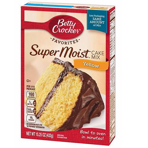 Betty Crocker Super Moist Yellow Cake Mix