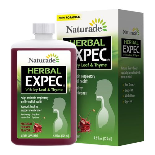 Naturade HERBAL EXPEC® Expectorant with Guafenesin, 4.2 fl oz