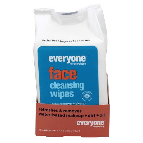 EVERYONE: Cleansing 3-in-1 Face Wipes  30 pk