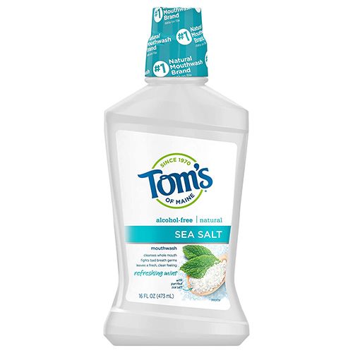 Tom s of Maine Natural Sea Salt Mouthwash  16oz